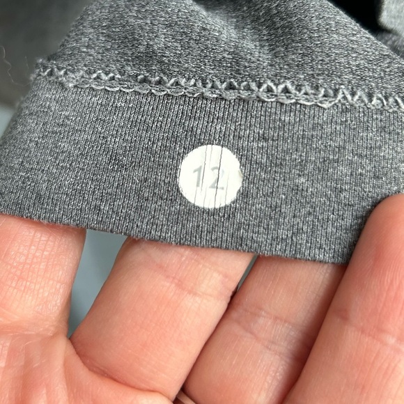 Lululemon Long Sleeved Grey Swiftly tee, size 12 - Picture 9 of 9